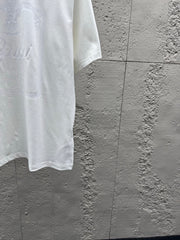 Plastisol Printed Crew Neck Short-Sleeve T-Shirt