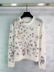 3D Butterfly Knit Sweater