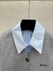 Knitted Vest Two-Piece Set