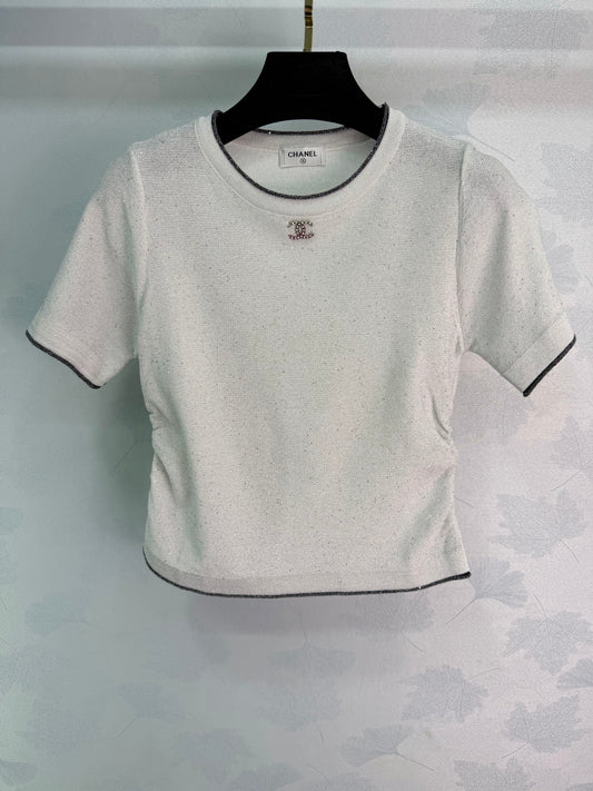 Knitted Short-Sleeve T-Shirt