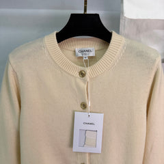 Creamy Yellow Knit Cardigan