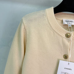 Creamy Yellow Knit Cardigan