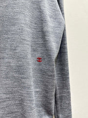 Color-blocked Embroidered Logo Sweater