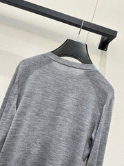 Color-blocked Embroidered Logo Sweater