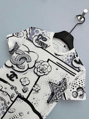 Comic Strip Print T-Shirt