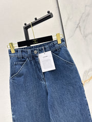 Side-pocket jeans