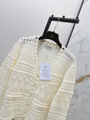 Heavy-duty crochet cardigan
