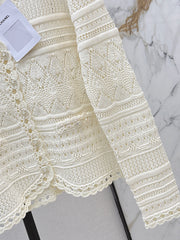 Heavy-duty crochet cardigan
