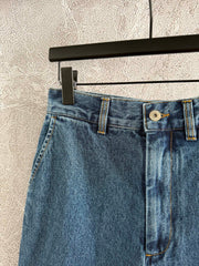 Burnished Straight-Leg Jeans