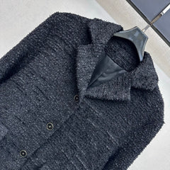 Collared Woven Dress Jacket