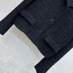 Collared Woven Dress Jacket