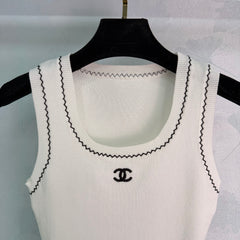 Knitted Sleeveless Top