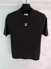 Knitted Short-Sleeve T-Shirt