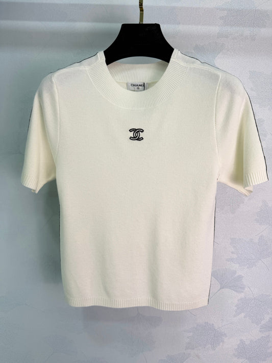 Knitted Short-Sleeve T-Shirt