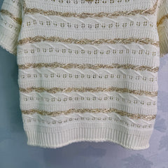 Knitted Short-Sleeve T-Shirt