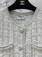 Heavily Beaded Tweed Jacket