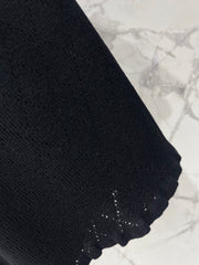 Floral-Embroidered Crew-Neck Knit Sweater