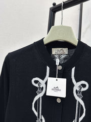 Embroidered Knit Cardigan