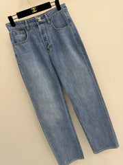 Patchwork Denim Pants