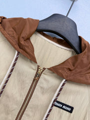 Lightweight Windbreaker Jacket & Skirt Set