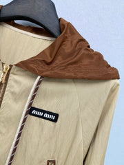 Lightweight Windbreaker Jacket & Skirt Set