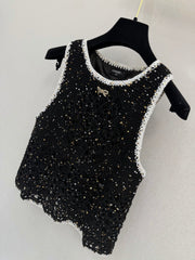 Sequin Vest
