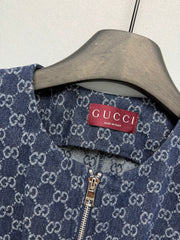 26 New Jacquard Denim Pinafore Dress