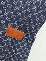 26 New Jacquard Denim Pinafore Dress