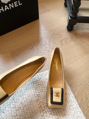 Chunky Heel Mary Janes with Backpack Buckle