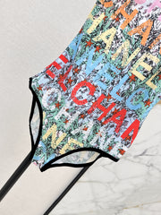 Graffiti One-Piece Swimsuit