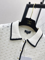 Youthful Collared Knit Sweater