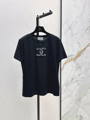 Collared Knit Short-Sleeve Cardigan