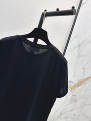 Collared Knit Short-Sleeve Cardigan