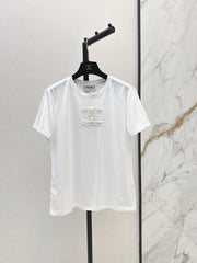 Collared Knit Short-Sleeve Cardigan