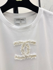 Collared Knit Short-Sleeve Cardigan