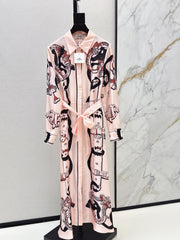 Printed Silk Dress