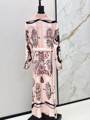 Printed Silk Dress