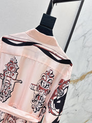 Printed Silk Dress
