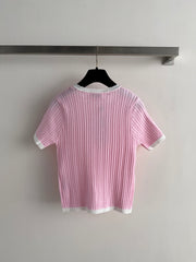 Short-Sleeve Knit Top