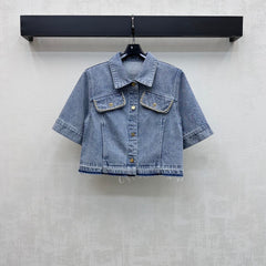 Fringed Denim Shirt