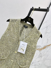 Open-Knit Vest