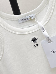 Bee-Embroidered Decorative Vest