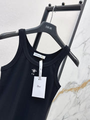 Bee-Embroidered Decorative Vest