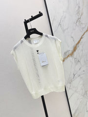 Patchwork Cutout Drop-Shoulder Knit Sweater