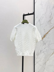 Jacquard-Knit Crewneck Sweater