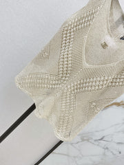 Bee-Embroidered Decorative Vest