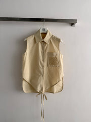 Sleeveless shirt vest