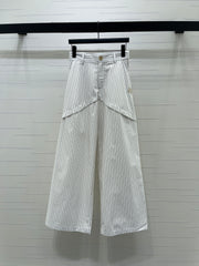 Striped cargo shorts