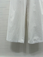 Striped cargo shorts