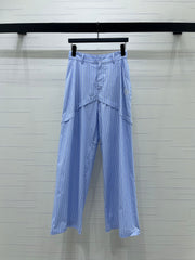 Striped cargo shorts
